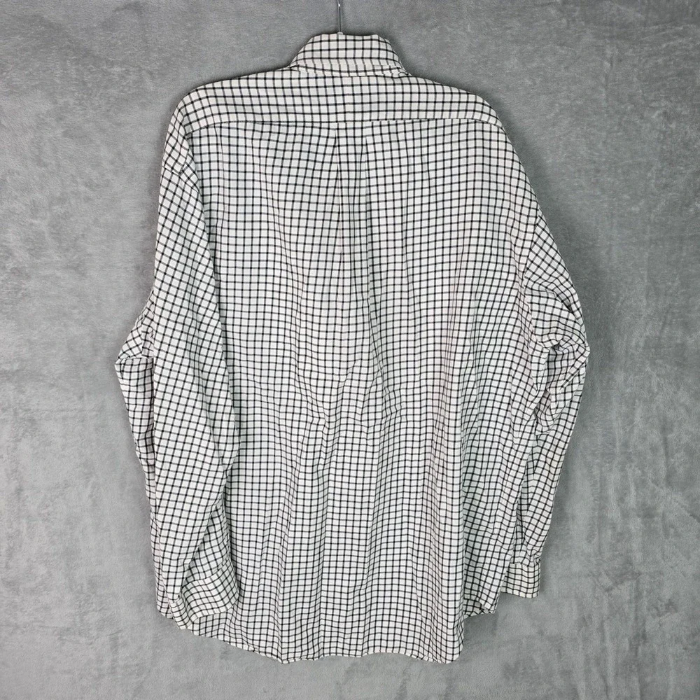 Vintage Ralph Lauren Golf Tilden Shirt Mens Large‎ Windowpane Check Cotton L